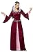 Smiffys Women's Maid Marion Costume, Dress and Headpiece, Tales of Old England, Serious Fun,Red,Plus Size 18-20, 30816