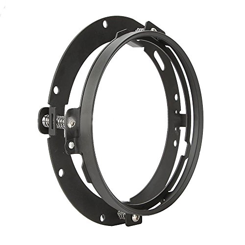 Eagle Lights 8700 Adapter Ring for 7" LED Headlights for Harleys prior to 2014 (Black)