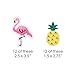 Big Dot of Happiness Pink Flamingo - Party Like a Pineapple - Tropical Summer DIY Shaped Party Cut-Outs - 24 Count