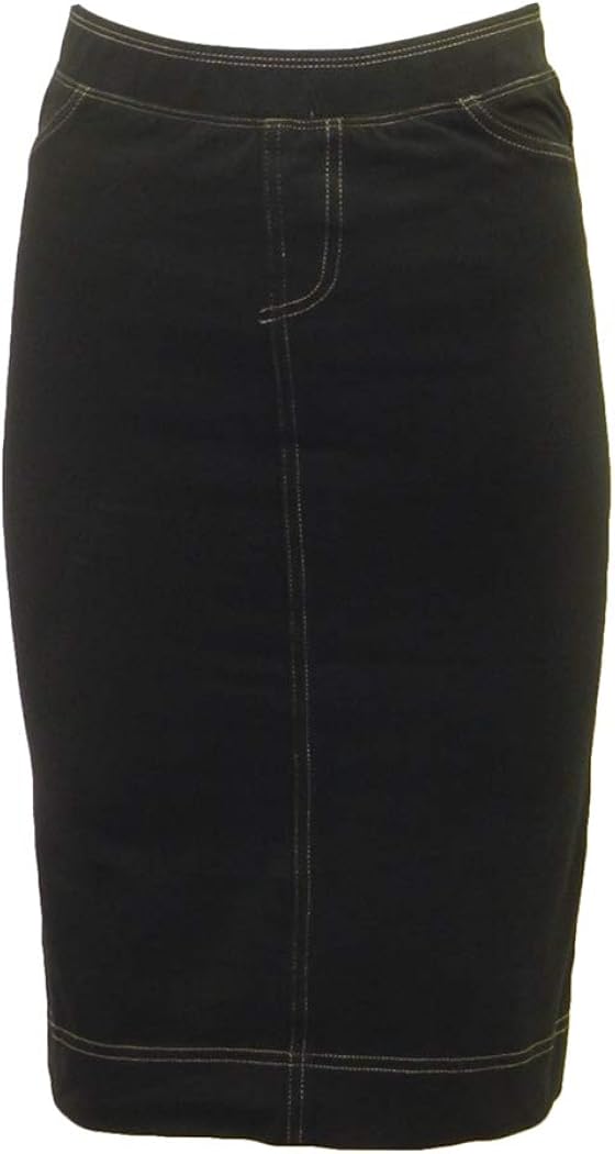 hardtail long denim skirt