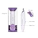 TOUCHBeauty Electric Nail File Drill Buffer Polisher Set with LED Light, Professional 5in1 Portable Manicure & Pedicure Kit for Natural Acrylic Nail Home Use,Nail Salon Battery Powered Purple TB-1333