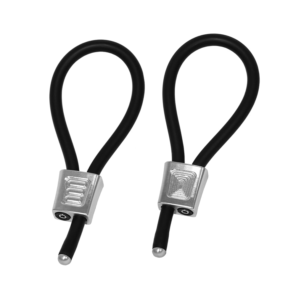 ElectraStim Prestige Electraloops Adjustable Cockrings in Silver