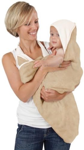 Oatmeal hands free baby towel