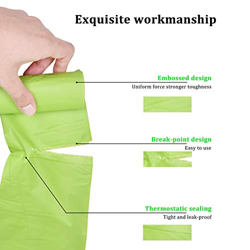 Biodegradable Trash Bags, 4 Gallon Compostable Small Trash Bags