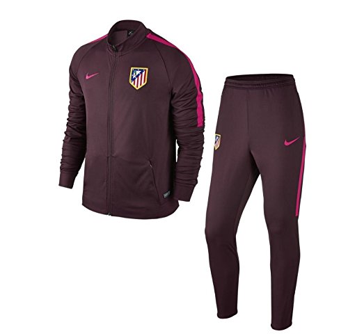 2016-2017 Atletico Madrid Nike Woven Tracksuit (Night Maroon)