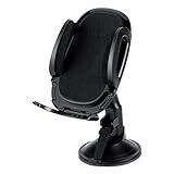 AUKEY Car Phone Mount, Washable Strong Suction Phone Holder with Quick Release Button for iPhone 8/8 Plus / 7/7 Plus, Samsung and More