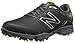 New Balance Men's NBG2004 Waterproof Spiked Comfort Golf Shoe, Black/Green, 11 XW US