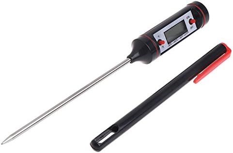 LLVV Digital Food Pen Style Thermometer Kitchen BBQ Meat Cooking Temperature Probe Black,1Pcs