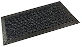 GrassWorx Clean Machine Ultimate Garage Doormat, 18" x 34", Flint (10376364)