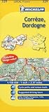 Michelin Map France: Corrèze, Dordogne 329