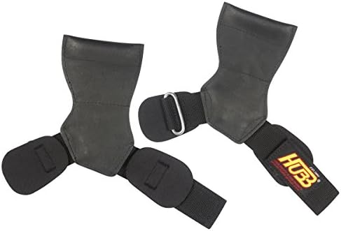 -PRO WEIGHT LIFTING STRAPS FITNESS GYM GLOVES POWER LEATHER PADS PAIR