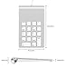 Cateck Aluminum Finish USB Numeric Keypad for iMac, MacBooks PCs and Laptops