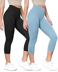 ODODOS ODLEX 2-Pack High Waist Workout Capris for
