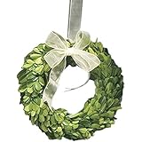 Napa Home & Garden 6-inch Preserved Boxwood Wreath with Ribbon