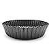 HOMOW Nonstick Heavy Duty Tart Pan With Removable Bottom, Removable Loose Bottom Quiche Pans, Pie Pan (9.5