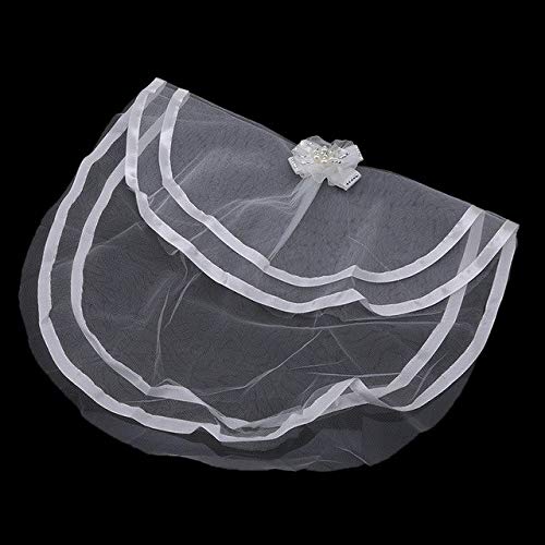 STORE-HOMER - Classic Wedding Veil Bridal Costume Boutique Puppy Cat Pets Accessory Grooming Wedding Decoration - Thumbnail 7