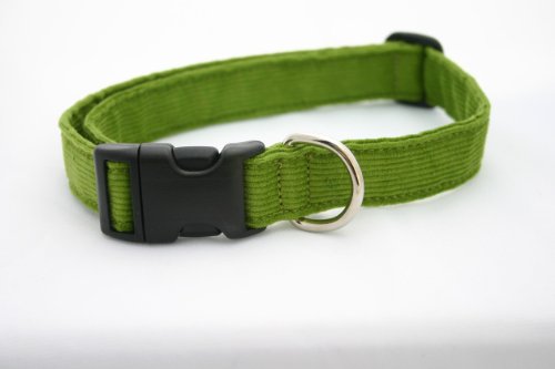 1/2" Avocado Small Hemp Corduroy Collar