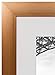 Frametory, Aluminum Rose Gold Metal Photo Frame Collection for Pictures & Real Glass (8x10)