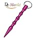 Demarkt 1 Pc Self Defense Weapon Pnecil Pointd Keychain Kubaton (Rose Red)