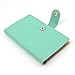 Business Card Holder Book PU Leather 240 Name Cards Organizer (Blue)