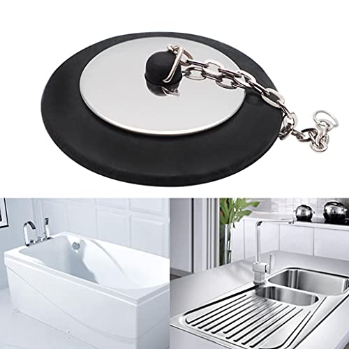 Kitchen Sink Stopper -Garbage Disposal Plug Kitchen Sink Plug Stainless Steel &