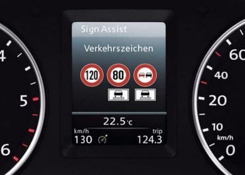 Original VW Golf 7 Tiguan Touran Verkehrszeichenerkennung Aktivierungsdokument Funktionserweiterung Software