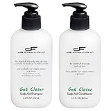 De Fabulous Get Closer Shampoo and Conditioner Set (for dandruff, dry scalp and oily hair) sulfate free (8.5 fl oz)
