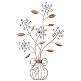 Crystal Flower Vase Wall Art