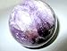 Jet Amethyst 45-50 mm Ball Sphere Gemstone A+ Hand Carved Crystal Altar Healing Devotional Focus Spiritual Chakra Cleansing Metaphysical