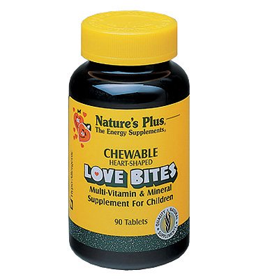 Nature's Plus Love Bites Children's Chewable Multi-Vitamin and Mineral -- 90 Tablets