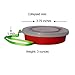AVALEISURE Collapsible Silicone Travel Cup - The Genuine 10oz Foldable Drinking Mug with Lid, BPA Free, Water, Coffee, Tea, Snacks for Hiking, Camping, Picnic (red)