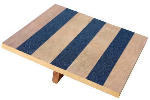Balance Rocker Board, 14" X 15" Wood with Traction Strips - Thumbnail 2