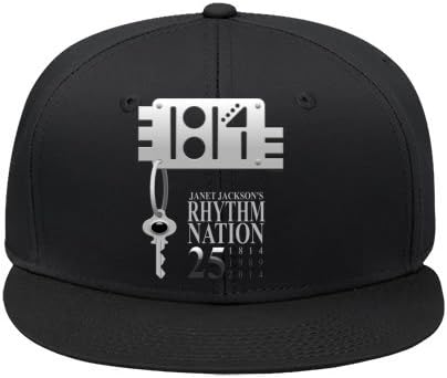 New Male/female Fashion Rhythm Nations 25th Black Snapback With Rhythm Nations 25th Adjustable Hip Hop Cap Snapbackcotton