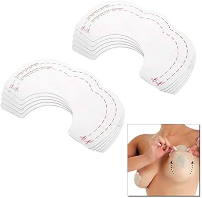OcioDual 10 Pegatinas Parches Realza Pechos Invisible Bra Pezoneras Sin Sujetador Levanta Realzador de Senos Adhesivos Sube: Amazon.es: Electrónica