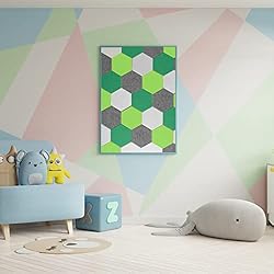 JBER Hexagon Acoustic Panels Beveled Edge Sound