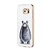 SWEES Phone Case Compatible Galaxy S6 (2015 Released), Slim Thin Soft Silicone Gel TPU Case Special 3D Relief Printing Pattern Design Scratch Resistant Full Protective Back Cover, Grizzly Bear