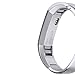 V-Moro Jewelry Bangle for Fitbit Alta and Alta HR, M/L One-size 6.1-6.85 inch Metal 316L Stainless Steel Bracelet Bands Unadjustable (Silver)