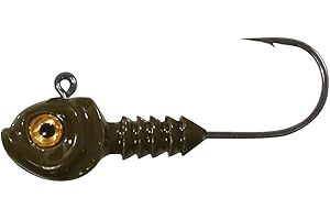 NORTHLAND TACKLE Northland Fishing Tackle Smeltinator Jig Head, Premium Bass Fishing Lure for Swimbaits & Plastics, 3 Pack - 3/8 Oz