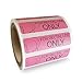 Rectal Use Only Stickers (200 Pink Tabs) Funny Gag Joke Gifts - Prank Your Friends and Make Them Laugh (1.5