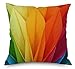 Geepro 18 inch Christmas Decorations Soft Pillow Cover Happy New Year Xmas Decorative Pillow Case (Colorful)
