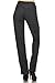 VIV Collection Women's Ease in Pull-On Straight Fit Trouser Work Pants Wrinkle-Free Full & Ankle | 3 Different Inseams