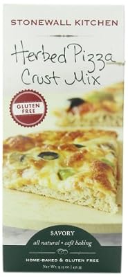 Stonewall Kitchen Gluten Free Herbed Pizza Crust Mix, 15.25 Ounce Box
