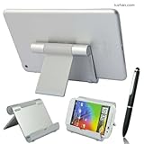 First2savvv silver universal multi-angle Luxury Polished Stainless Steel Stand dock docking station for sony xperia M xperia z Ultra Z1 E1 Z1 compact & AMAZON KINDLE fire HDX/HDX 8.9 /HDX 7 with stylus pen