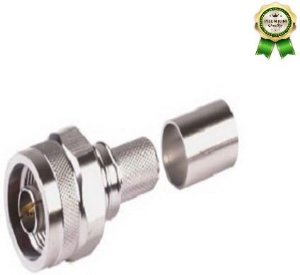 Asterwall - 1 Pack X Times Microwave N Male Crimp Connector - LMR-400 - EZ-400-NMH-X - Premium Quality