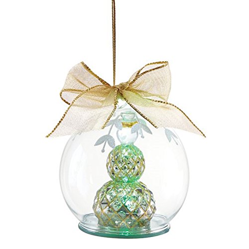 Glass Snowman Christmas Ornaments • Comfy Christmas