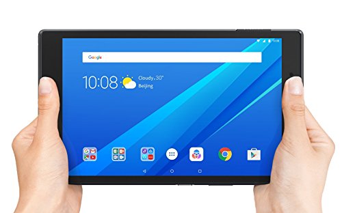 Lenovo Tab 4, 8in Android Tablet, Quad-Core Processor, 1.4GHz, 16GB Storage, Slate Black, ZA2B0009US (Renewed)