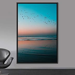 signwin Framed Canvas Wall Art Flock of Birds...