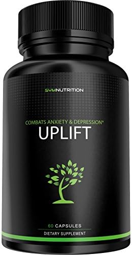 Fight Anxiety & Depression With UPLIFT - 60 Count | Bacopa Monniere, Ashwaganda, Asparagus Racemosus | Ayurvedic Treatment | V-Capsules