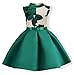 AYOMIS Flower Girl Pageant Dress Kids Party Embroidery Wedding Dresses 2-9 Years(Green 2-3Y)