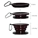 Wolecok Collapsible Pour Over Coffee Dripper,Silicone Reusable Cone Filter Holder for Camping Backpacking- For Home, Camping, Travel, Office（Coffee)